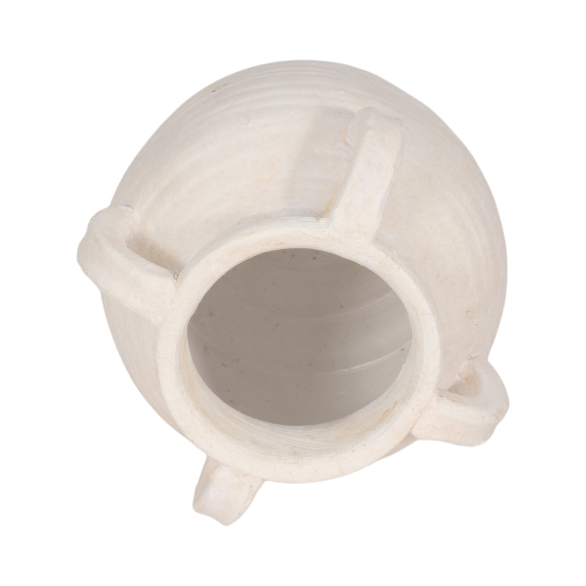 Skyelake White Vase — 10″ — additional view