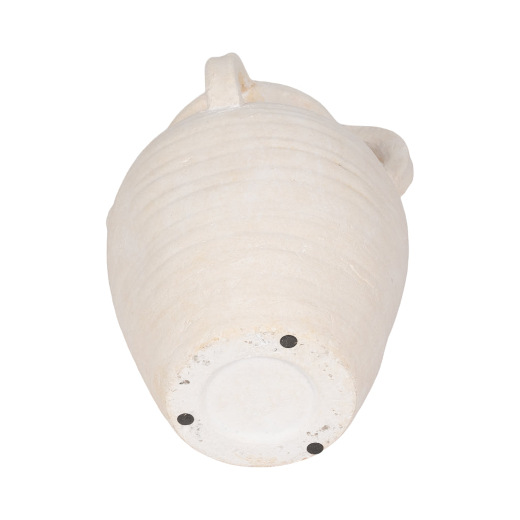 Skyelake White Vase — 10″ — additional view