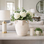 Skyelake White Vase — 12″ — additional view