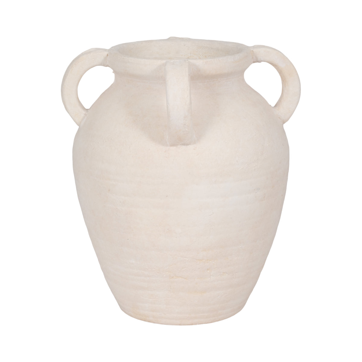 Skyelake White Vase — 12″ — additional view