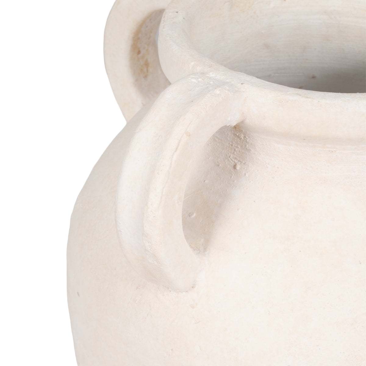 Skyelake White Vase — 12″ — additional view