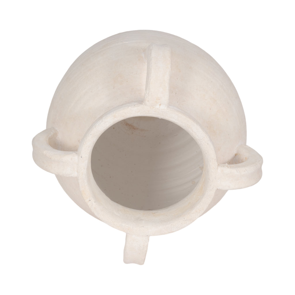 Skyelake White Vase — 12″ — additional view