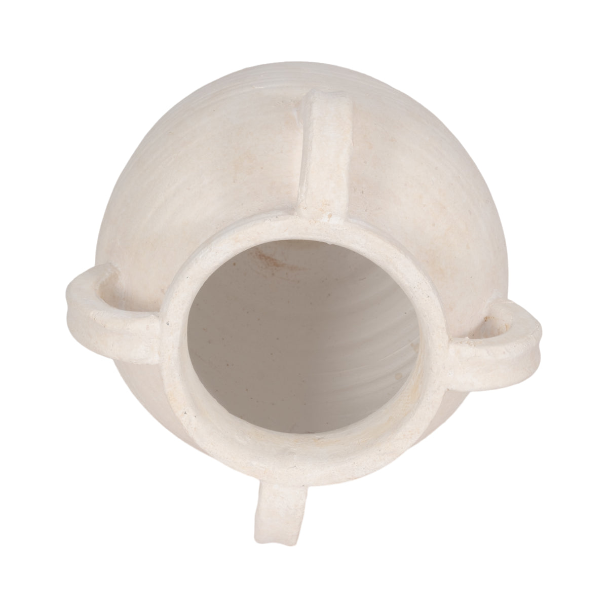 Skyelake White Vase — 12″ — additional view
