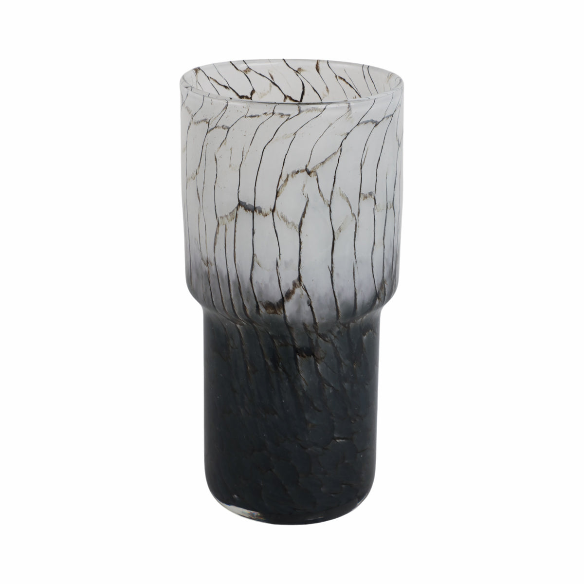 Haleymoor Black Glass Vase — 12″ — additional view