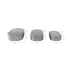 Oriondale Set of 3 White Boxes — 4″ — additional view