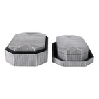 Oriondale Set of 3 White Boxes — 4″ — additional view