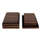 Dempseyburn Set of 3 Brown Boxes — 4″ — additional view