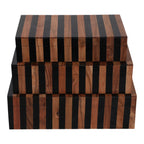 Dempseyburn Set of 3 Brown Boxes — 4″ — additional view