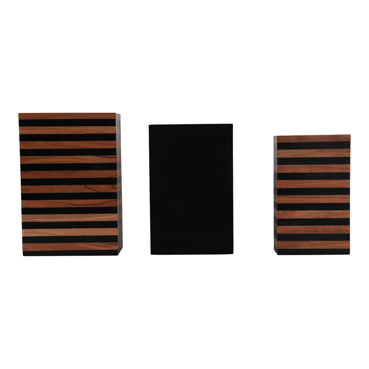 Dempseyburn Set of 3 Brown Boxes — 4″ — additional view