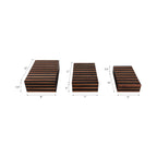 Dempseyburn Set of 3 Brown Boxes — 4″ — additional view