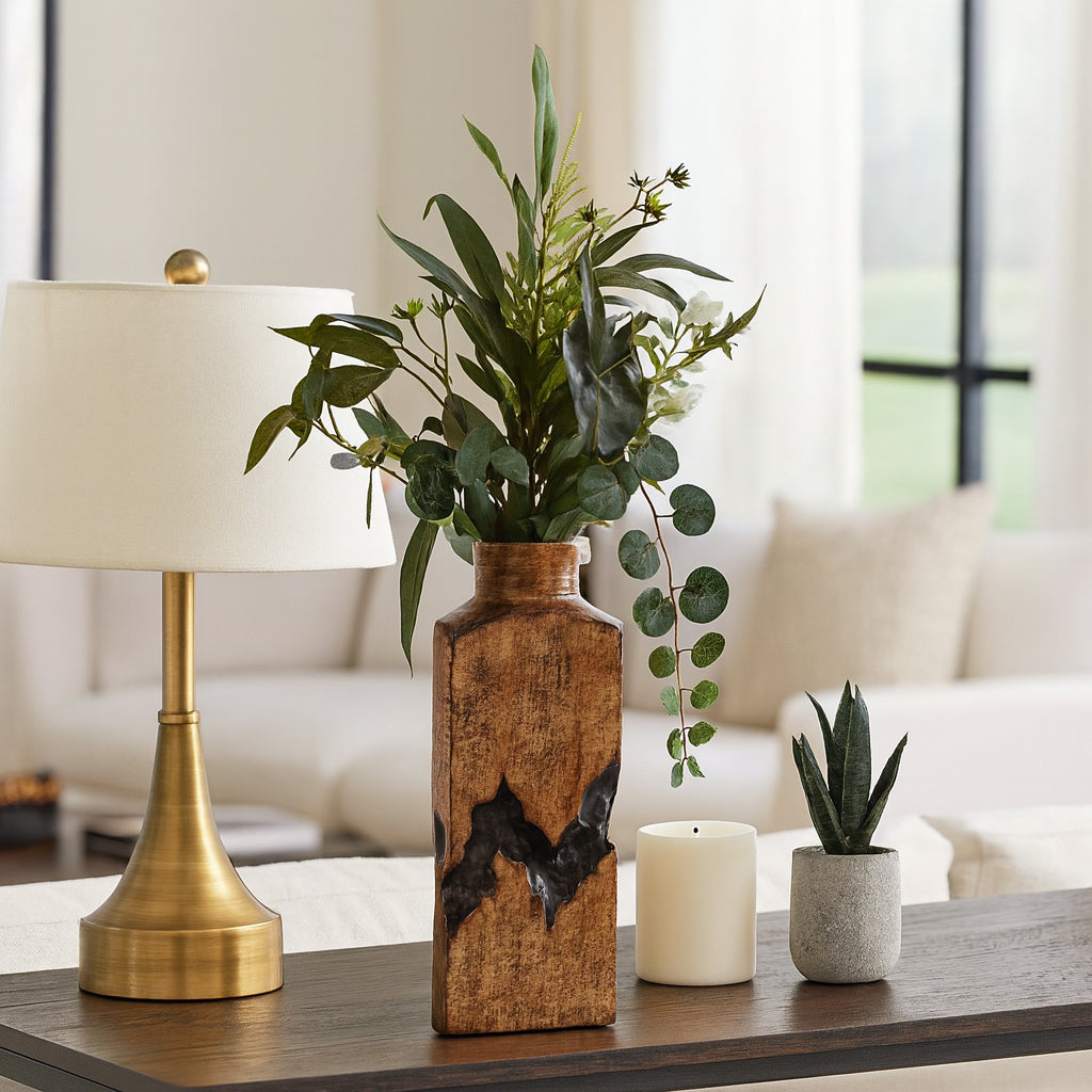 Haldenmill Gold Vase — 16″ — additional view