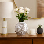 Coltonbeach Silver Vase — 11″ — additional view
