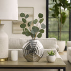 Coltonbeach Silver Vase — 11″ — additional view