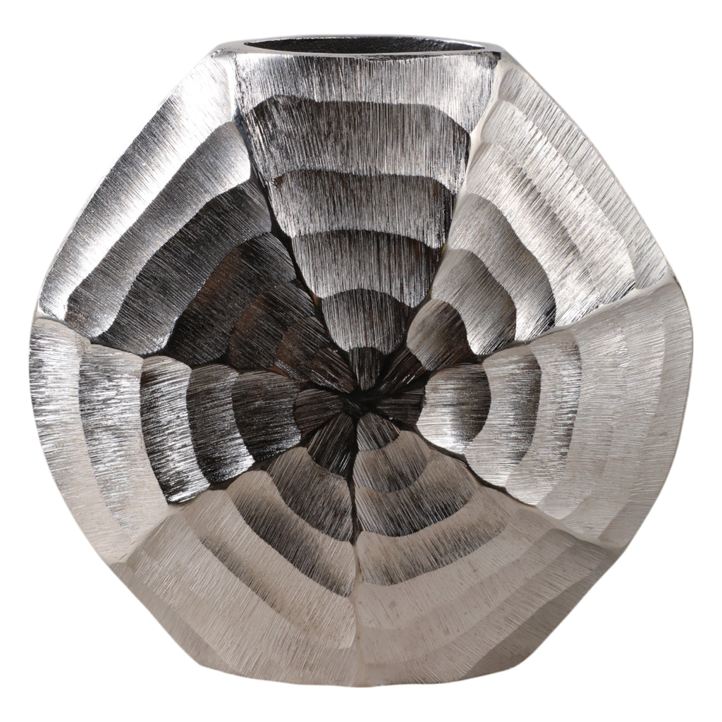 Coltonbeach Silver Vase — 11″ — additional view