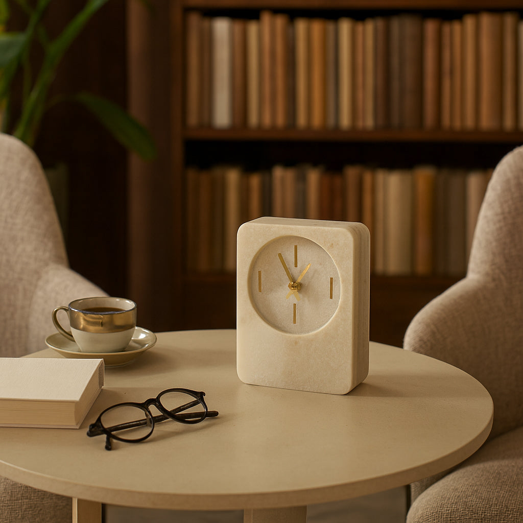Glennrose Tan Clock — 7″ — additional view