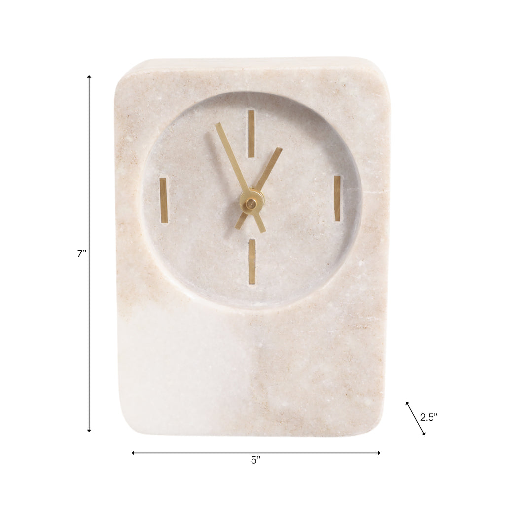 Glennrose Tan Clock — 7″ — additional view