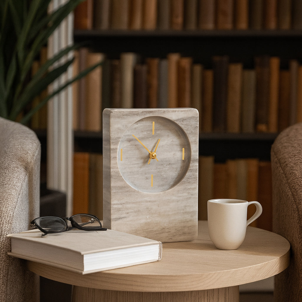 Glennrose Tan Clock — 9″ — additional view