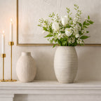 Finleyton Gray Glass Vase — 10″ — additional view