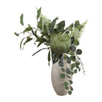 Finleyton Gray Glass Vase — 10″ — additional view