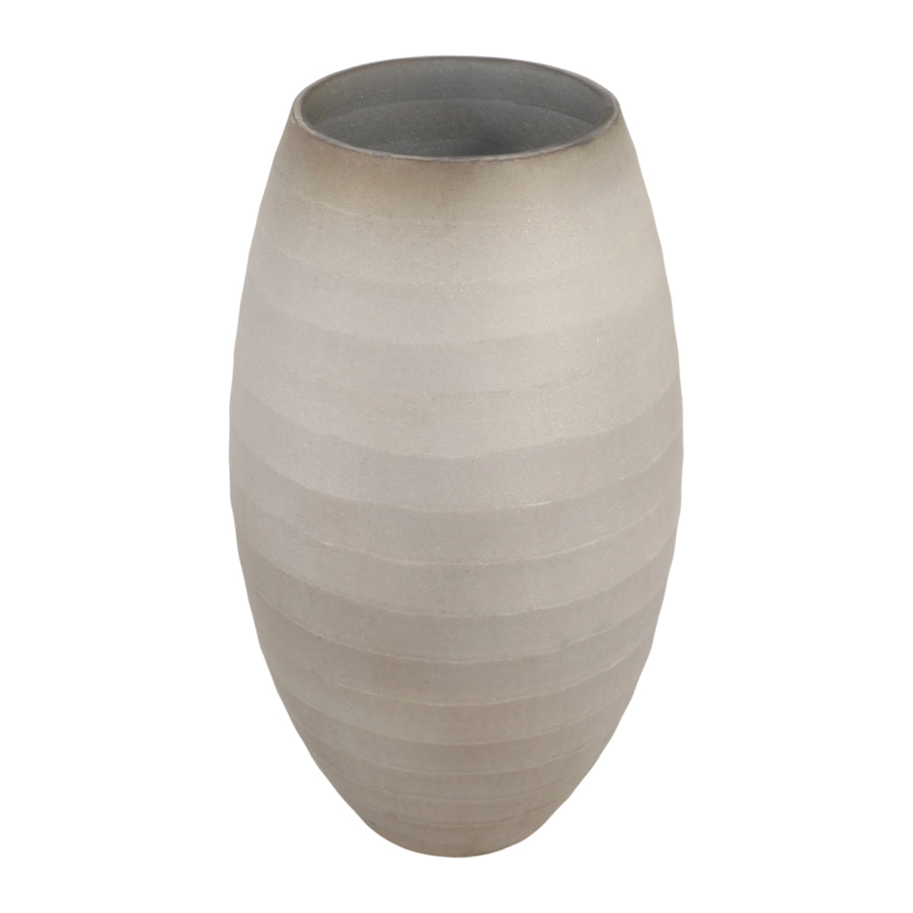 Finleyton Gray Glass Vase — 10″ — additional view