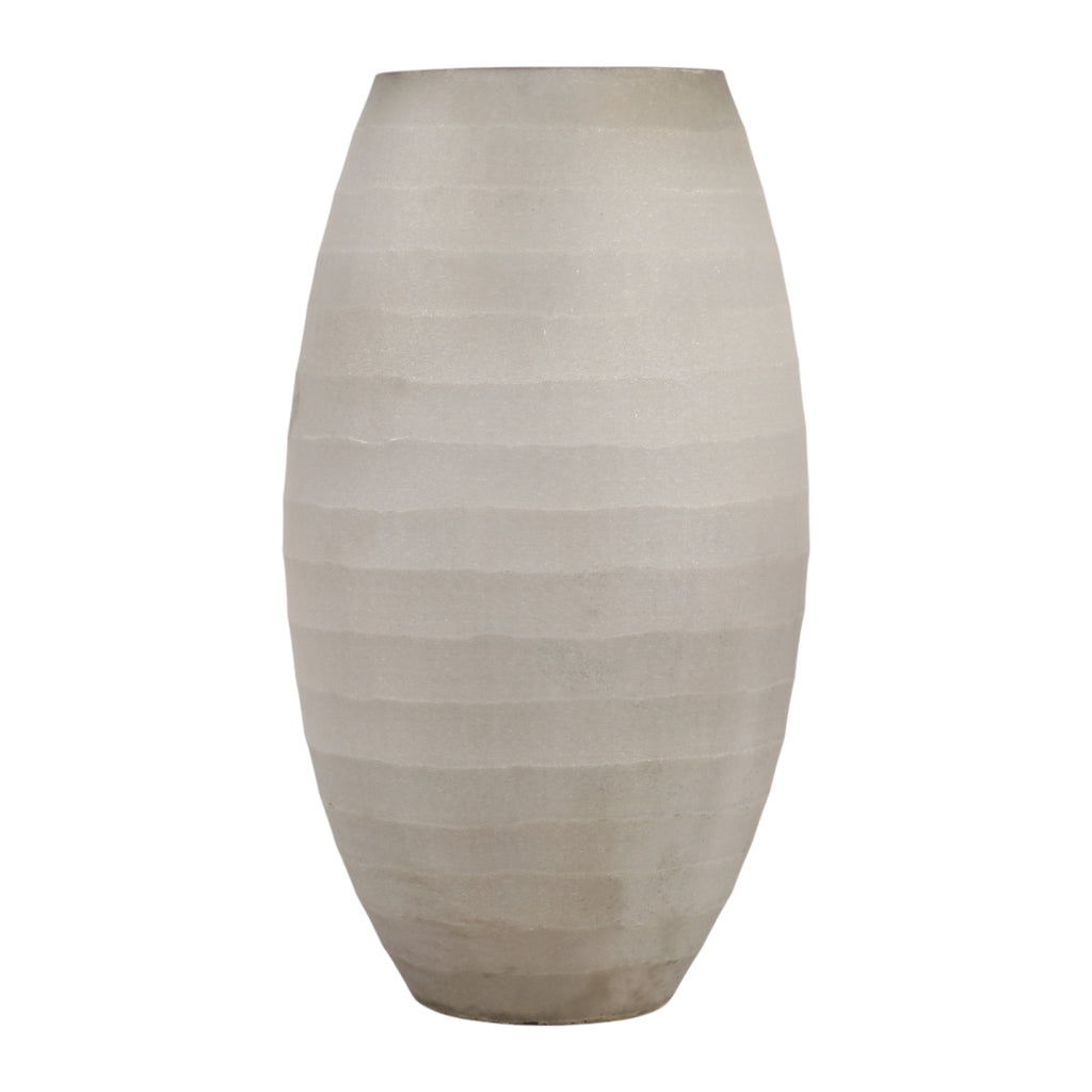 Finleyton Gray Glass Vase — 10″ — additional view