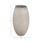 Finleyton Gray Glass Vase — 10″ — additional view