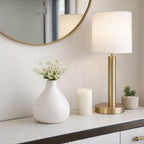 Duttonside White Vase — 9″ — additional view