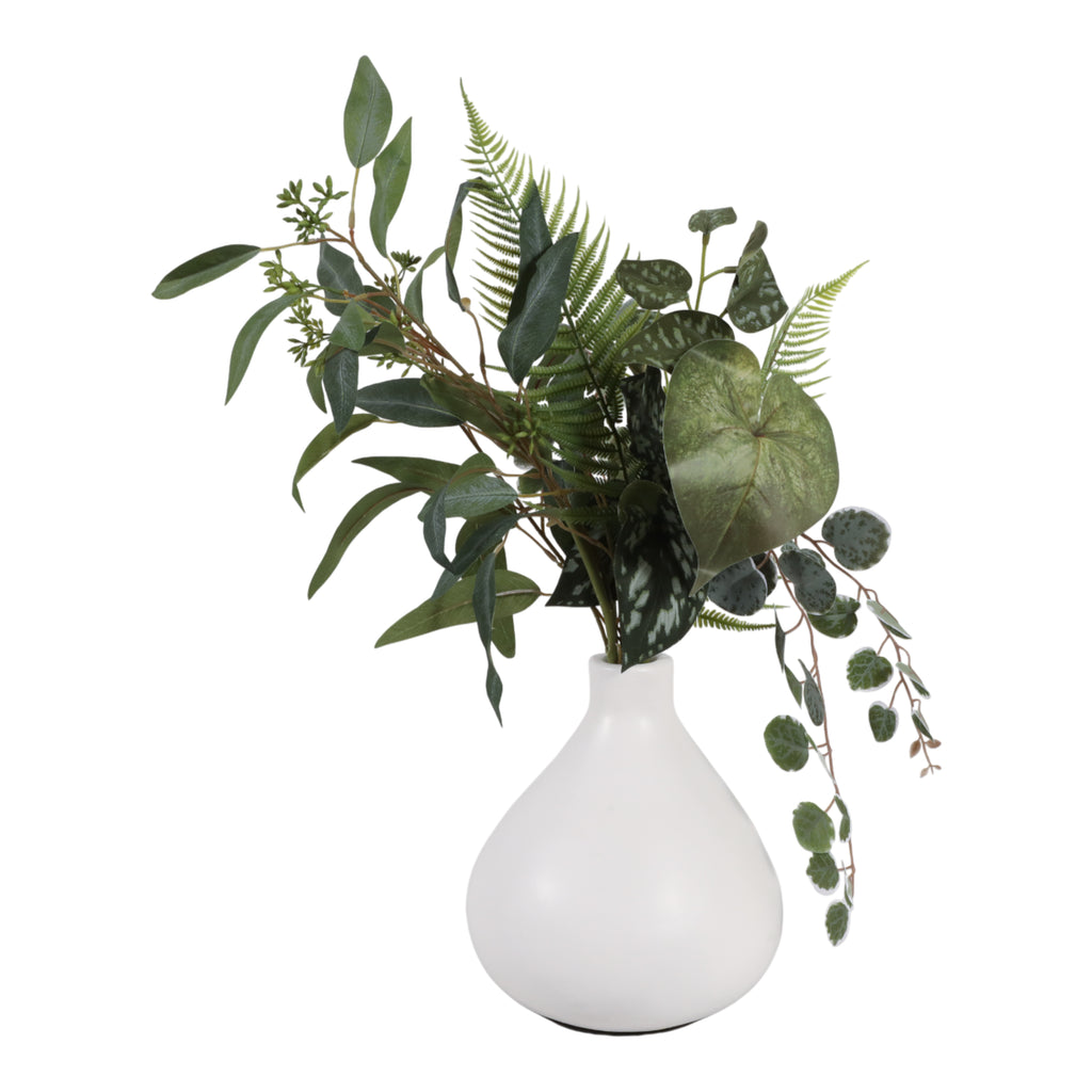 Duttonside White Vase — 9″ — additional view