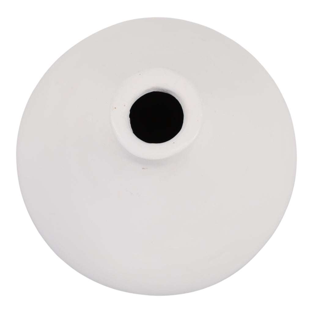 Duttonside White Vase — 9″ — additional view