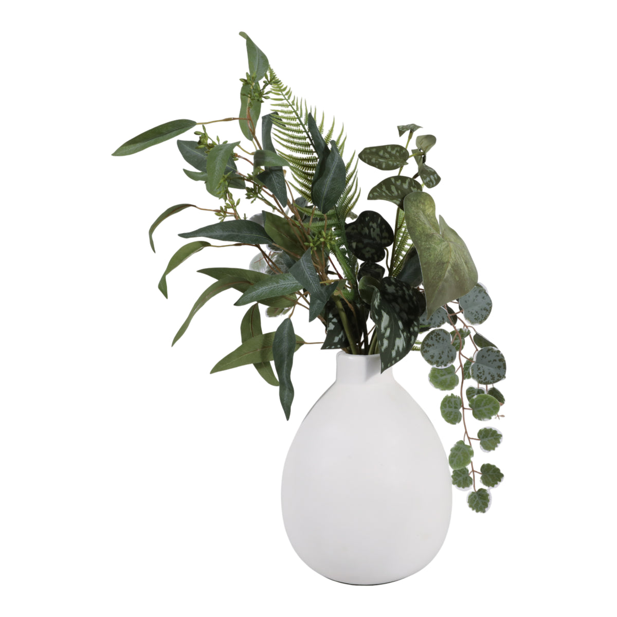 Duttonside White Vase — 10″ — additional view