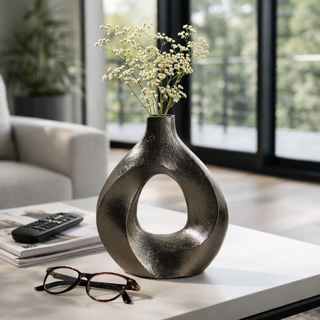 Grangerrose Bronze Vase — 9″ — additional view
