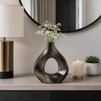Grangerrose Bronze Vase — 9″ — additional view