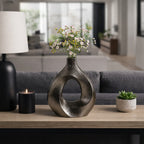 Grangerrose Bronze Vase — 9″ — additional view