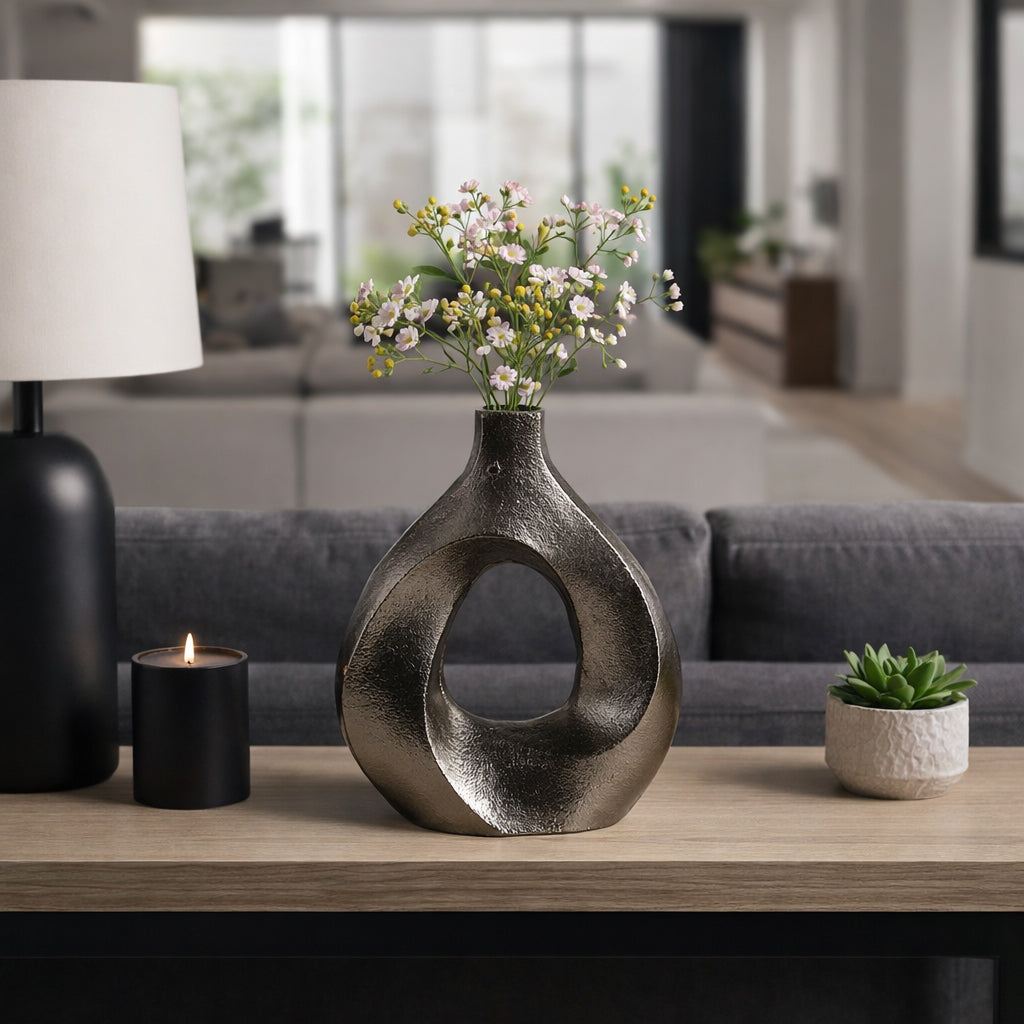 Grangerrose Bronze Vase — 9″ — additional view