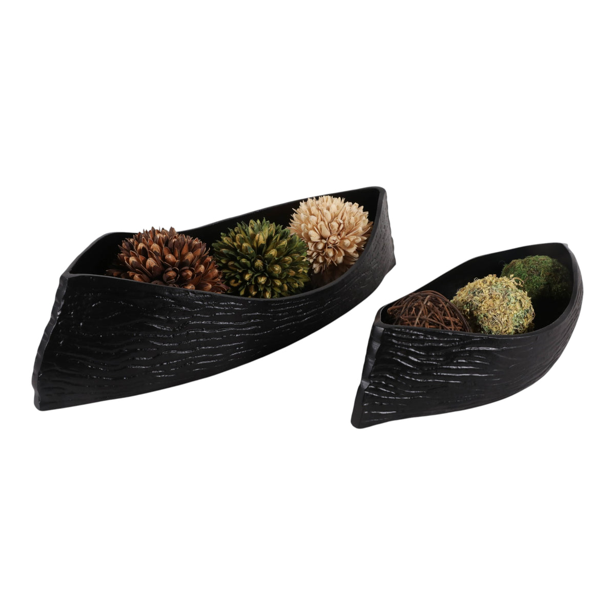 Hartonmill Set of 2 Black Bowls — 6″ — additional view