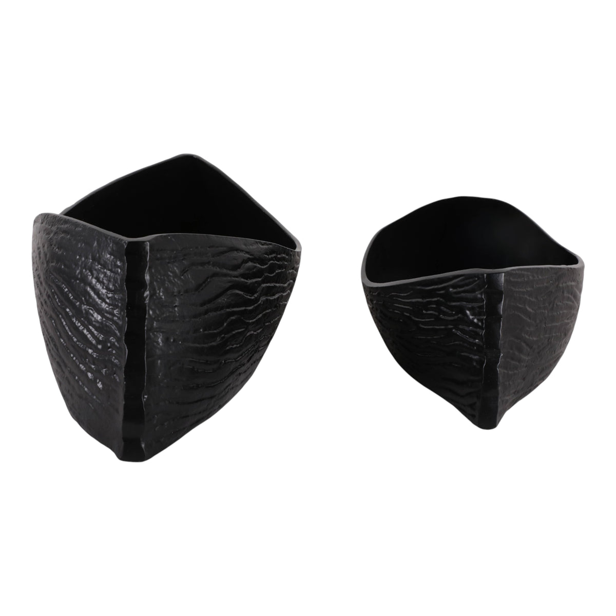 Hartonmill Set of 2 Black Bowls — 6″ — additional view