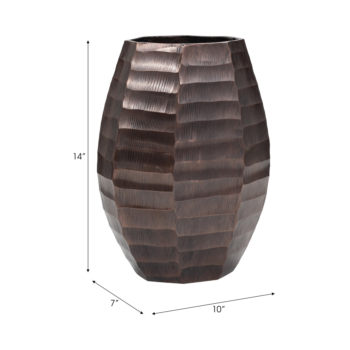 Dylanmoor Bronze Vase — 14″ — additional view