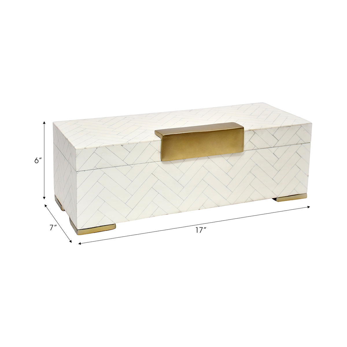 Chiltonoak Ivory Box — 6″ — additional view