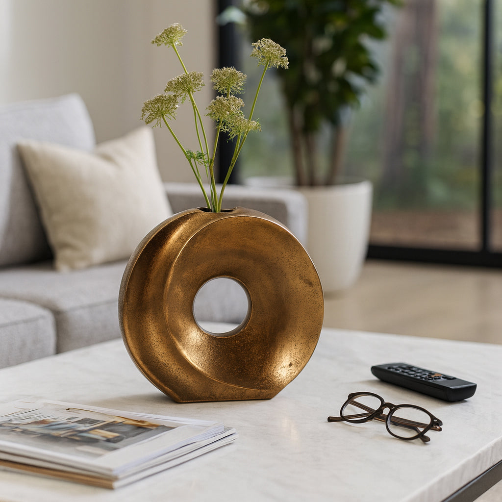 Elmontstone Bronze Vase — 11″ — additional view