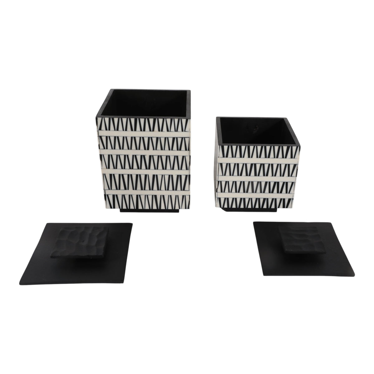 Tannerwind Set of 2 Black Boxes — 9″ — additional view