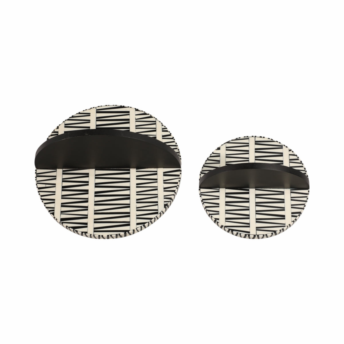 Ivygate Set of 2 Black Decor — 10″ — additional view
