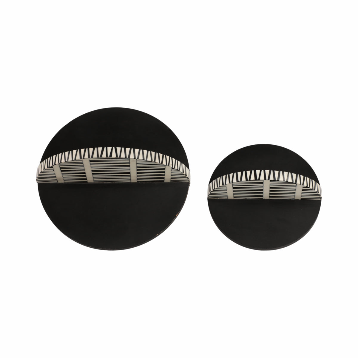 Ivygate Set of 2 Black Decor — 10″ — additional view