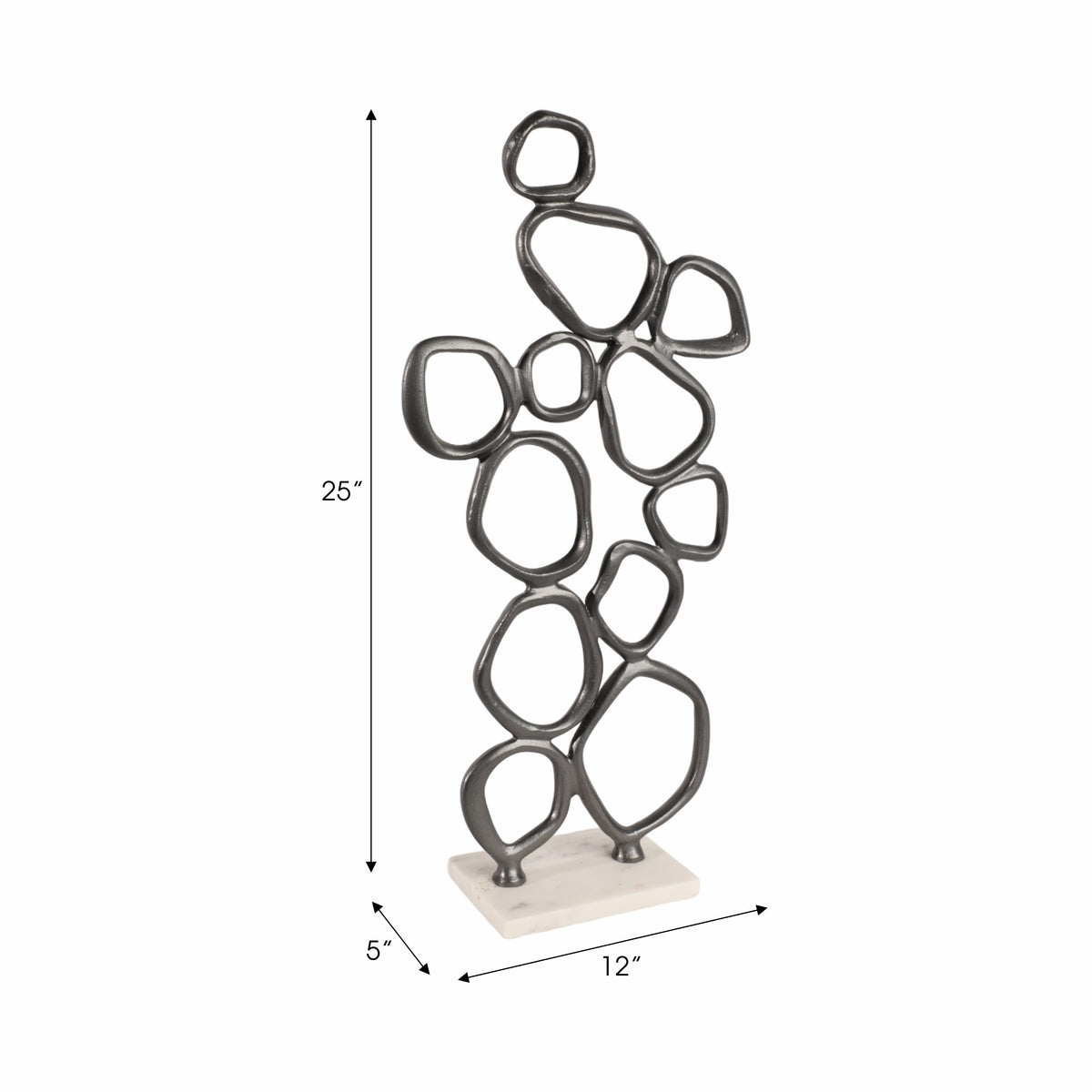 Deckervale Black Decor — 25″ — additional view