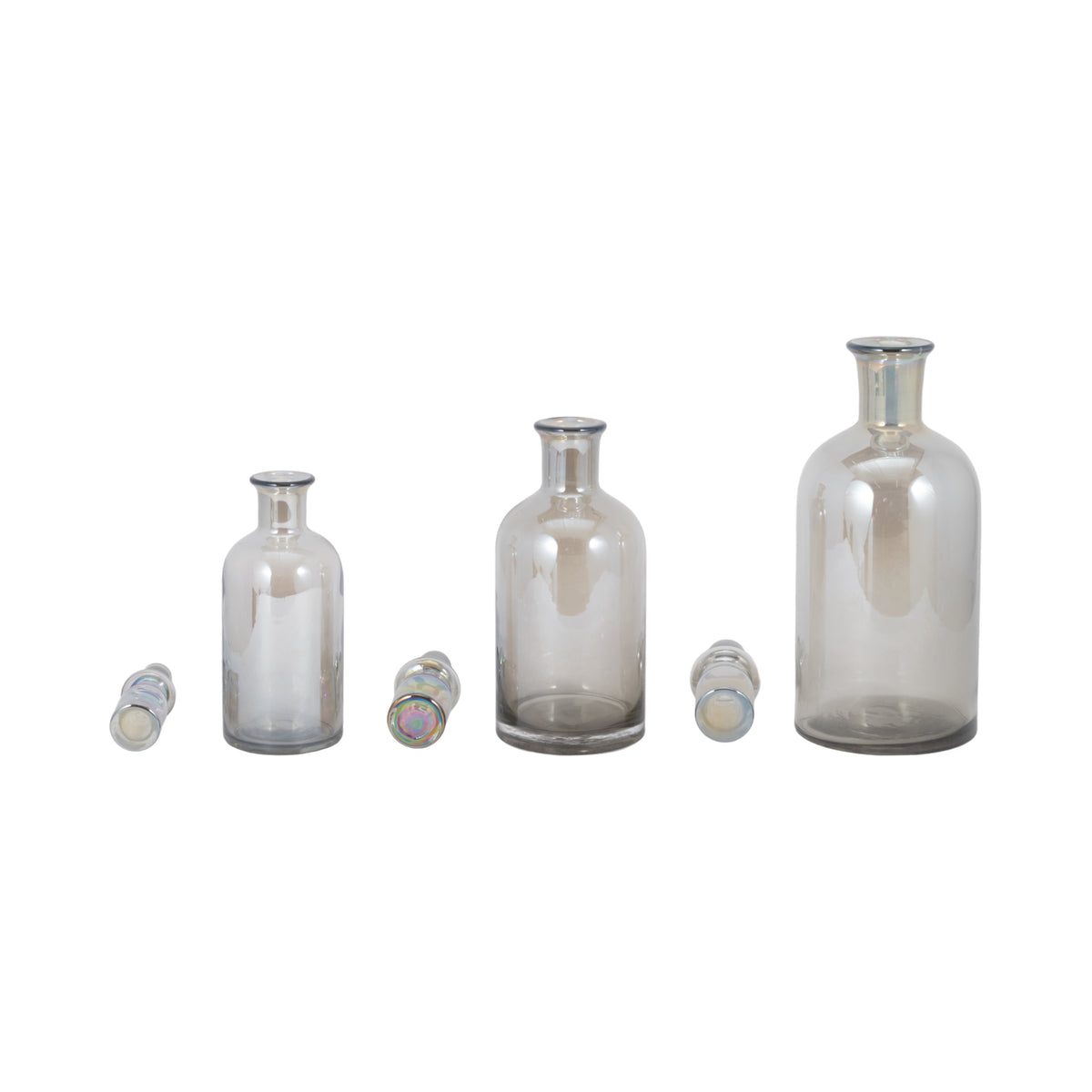 Nortonfield Set of 3 Gray Vases — 16″ — additional view