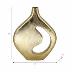 Edgarham Gold Vase — 17″ — additional view