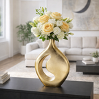 Edgarham Gold Vase — 17″ — additional view