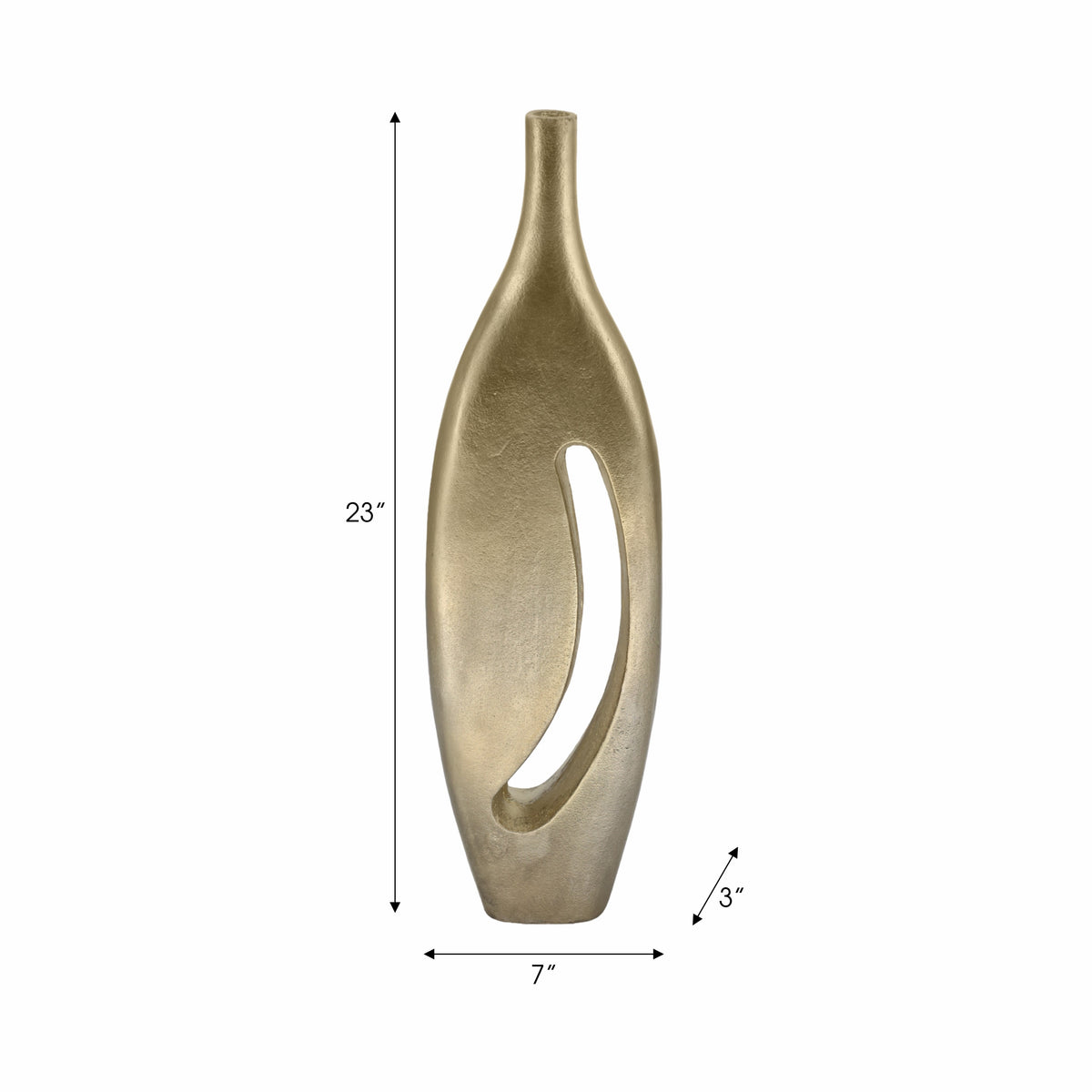 Colvinrun Gray Vase — 23″ — additional view