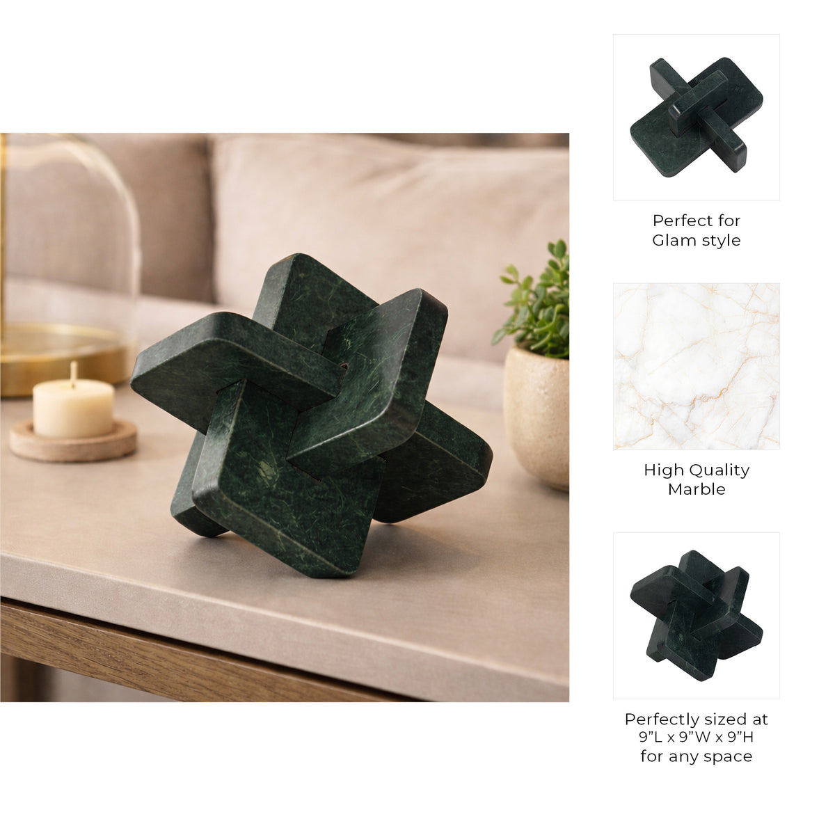 Paxtonridge Green Decor — 9″ — additional view