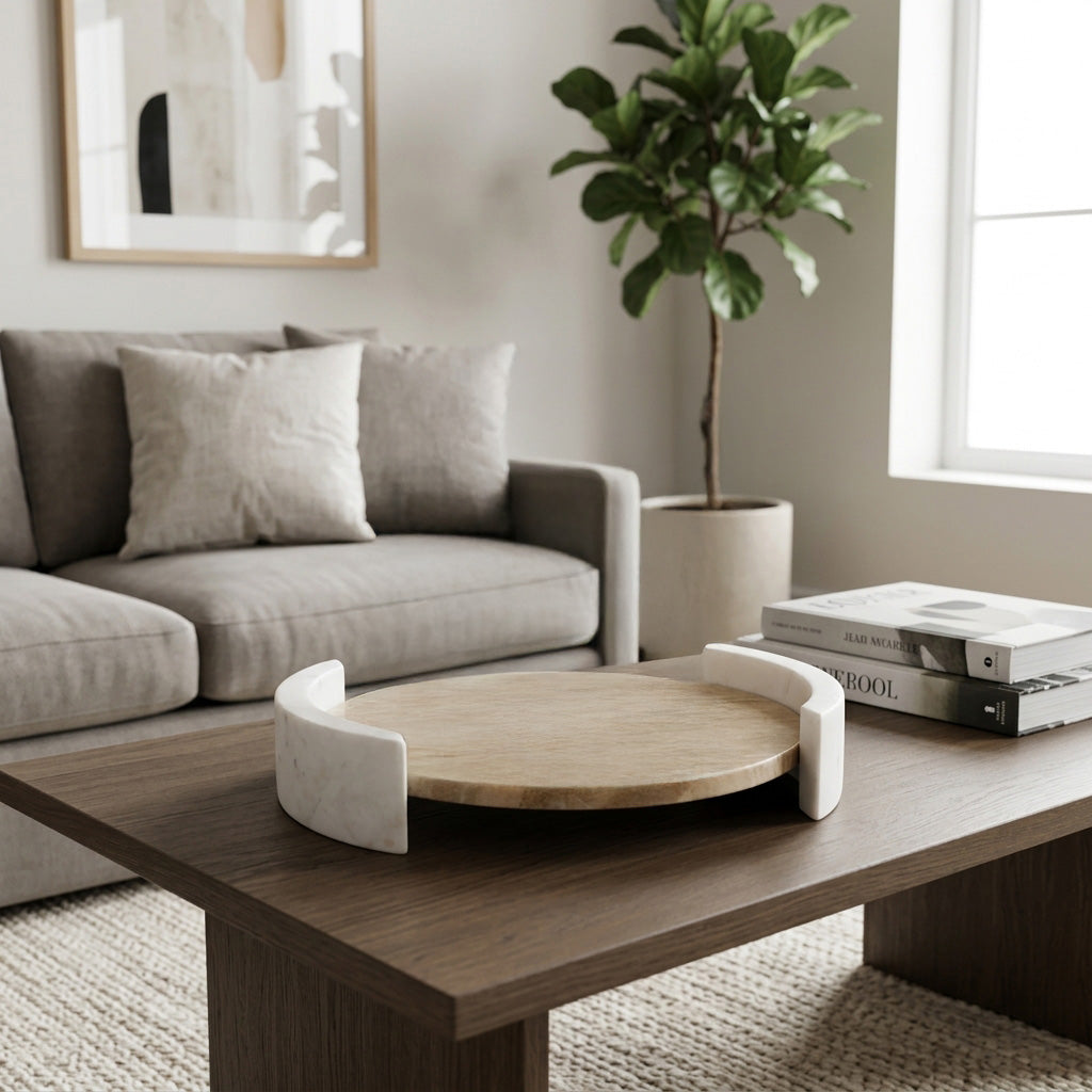 Skylerfield Tan Tray — 3″ — additional view