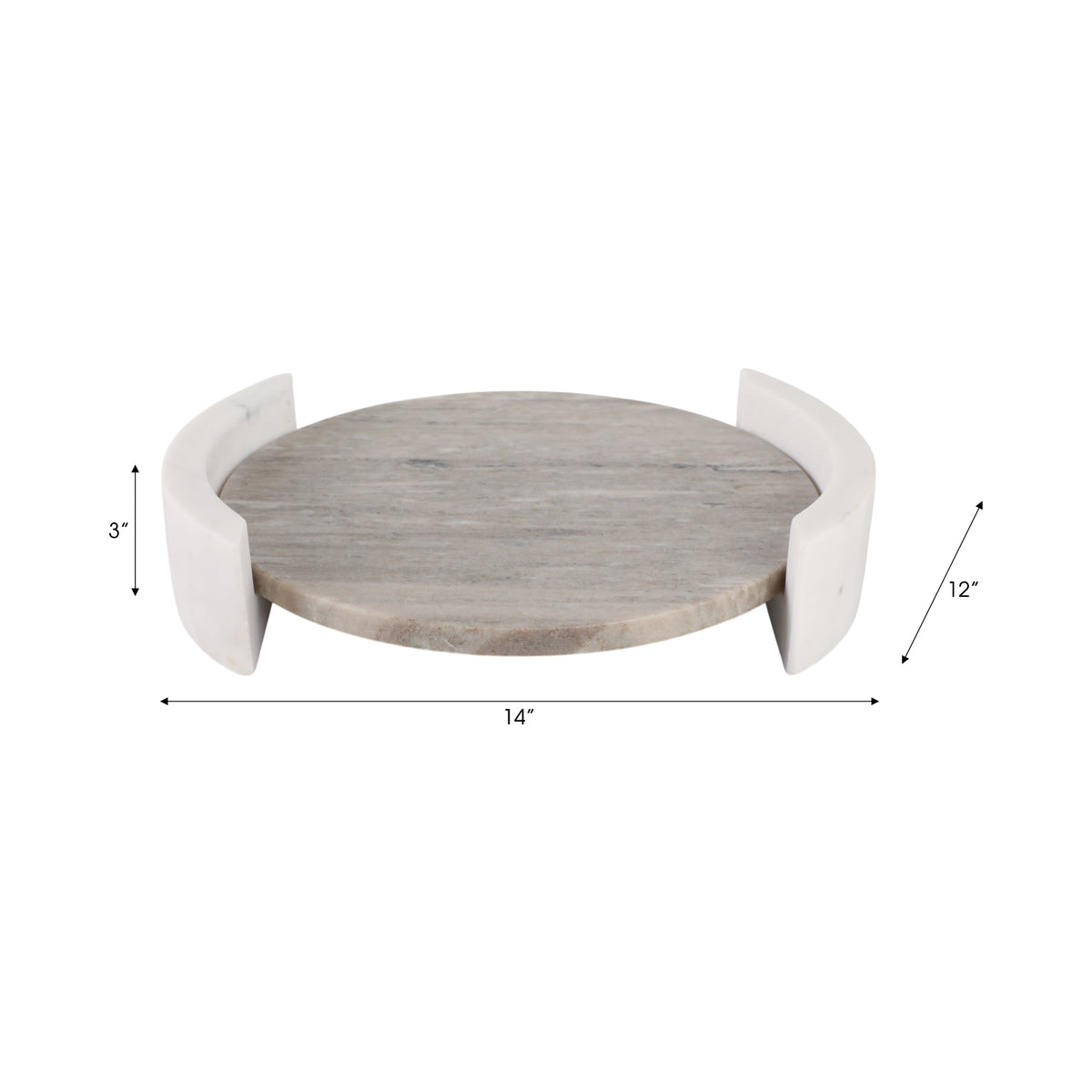 Skylerfield Tan Tray — 3″ — additional view